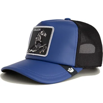 Petten gebogen blauw snapback LFG Stallion Pre-Game Seasonal The Farm van Goorin Bros.