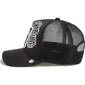 petten-gebogen-zwart-snapback-gato-dia-de-michi-dia-van-los-muertos-the-farm-the-farm-van-goorin-bros