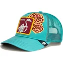 petten-gebogen-blauw-snapback-flamenco-dia-de-pancho-dia-van-los-muertos-the-farm-the-farm-van-goorin-bros