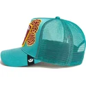petten-gebogen-blauw-snapback-flamenco-dia-de-pancho-dia-van-los-muertos-the-farm-the-farm-van-goorin-bros