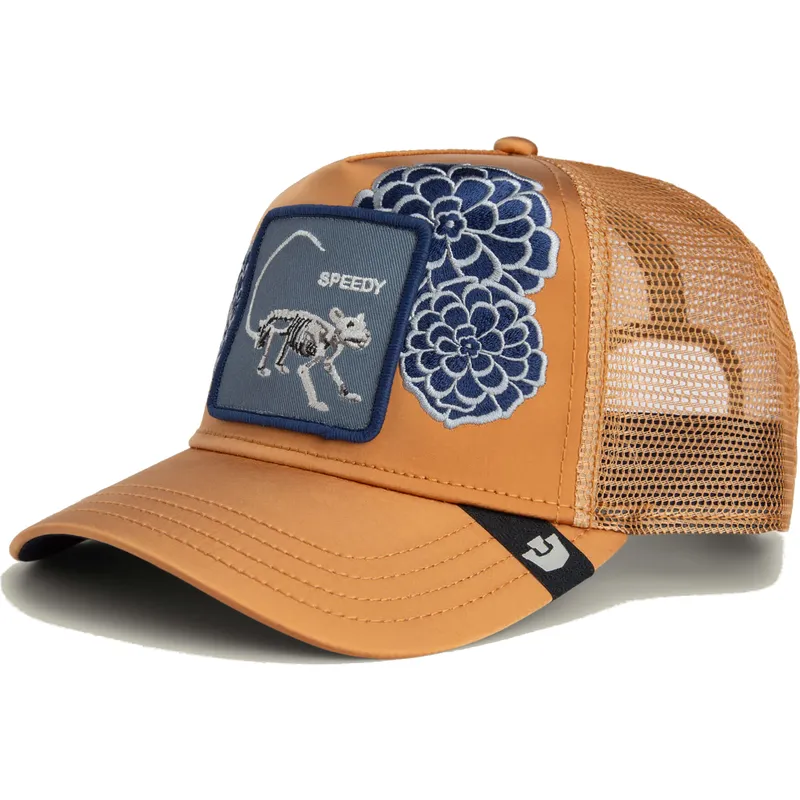 petten-gebogen-bruin-snapback-raton-dia-de-speedy-dia-van-los-muertos-the-farm-the-farm-van-goorin-bros petten-gebogen-bruin-snapback-raton-dia-de-speedy-dia-van-los-muertos-the-farm-the-farm-van-goorin-bros