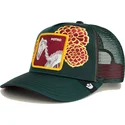 casquette-trucker-verte-cheval-dia-de-potro-dia-de-los-muertos-the-farm-goorin-bros