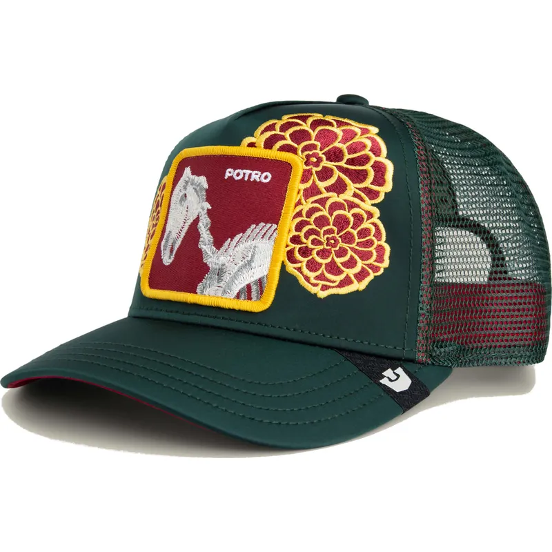 petten-gebogen-groen-snapback-caballo-dia-de-potro-dia-van-los-muertos-the-farm-the-farm-van-goorin-bros petten-gebogen-groen-snapback-caballo-dia-de-potro-dia-van-los-muertos-the-farm-the-farm-van-goorin-bros