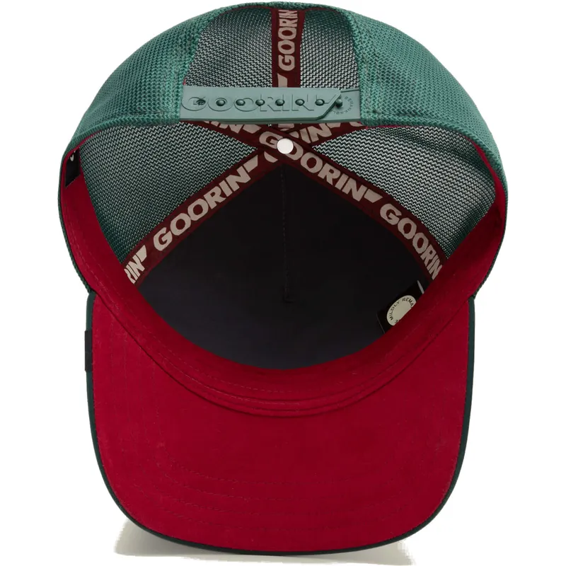 cappellino-trucker-verde-cavallo-dia-de-potro-dia-de-los-muertos-the-farm-di-goorin-bros