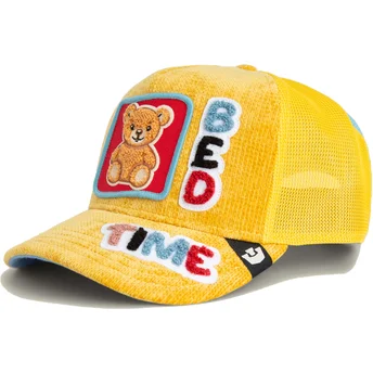 Petten gebogen grijs snapback Bed Time Duvet All Det Happy Thoughts The Farm van Goorin Bros.