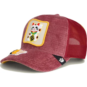Cap gebogen red snapback The Farm van Goorin Bros.