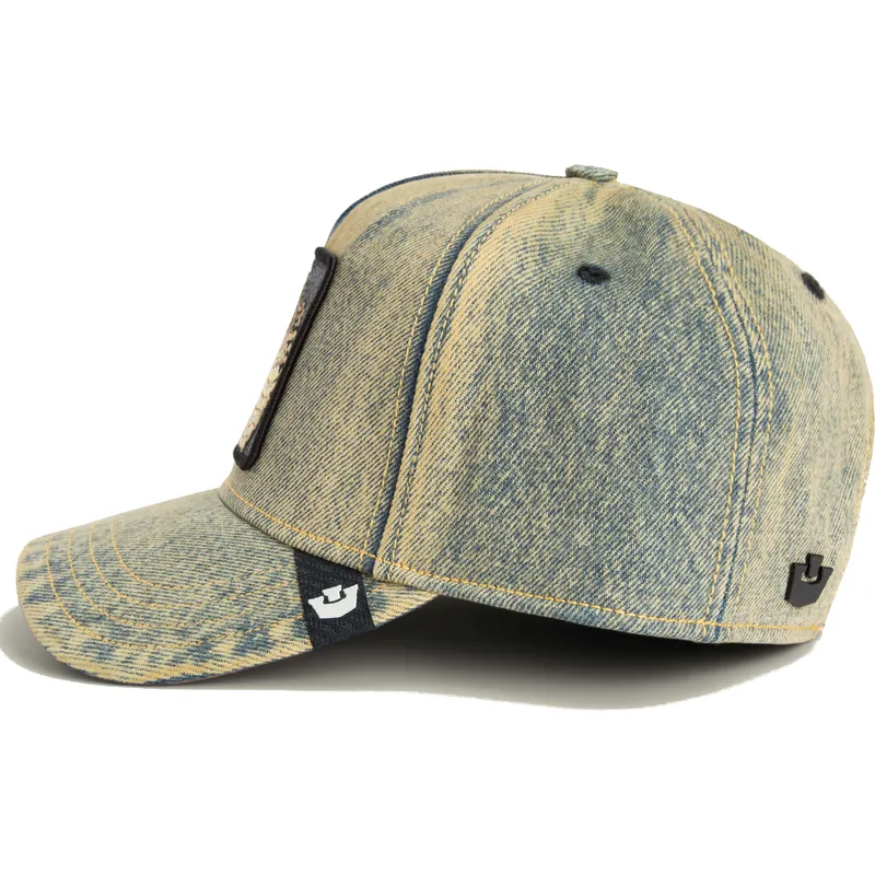 goorin-bros-pit-boss-the-showdown-the-farm-bla-denim-kurvad-keps-med-orm-snapback