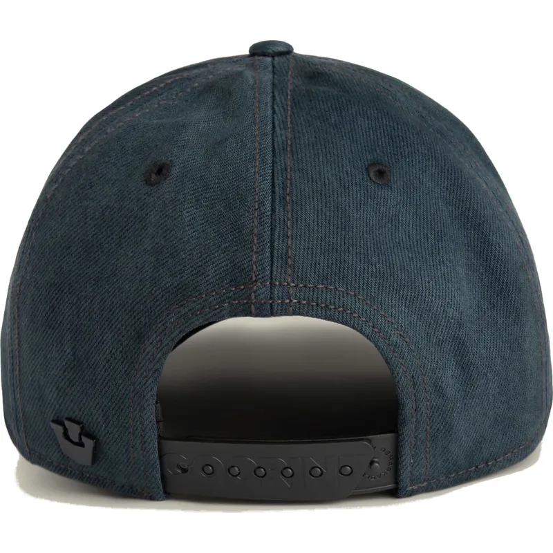 svart-denimkurvkeps-snapback-haj-smurf-the-showdown-the-farm-fran-goorin-bros