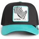 berretto-trucker-nero-e-blu-zebra-extreme-arbez-flip-side-2-the-farm-di-goorin-bros