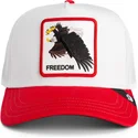 petten-gebogen-wit-snapback-freedom-elgae-flip-side-2-the-farm-van-goorin-bros