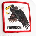 hvid-og-rod-trucker-kasket-orn-freedom-elgae-flip-side-2-the-farm-fra-goorin-bros