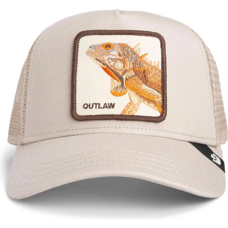 cappellino-trucker-beige-lucertola-the-outlaw-lizard-sport-the-farm-di-goorin-bros