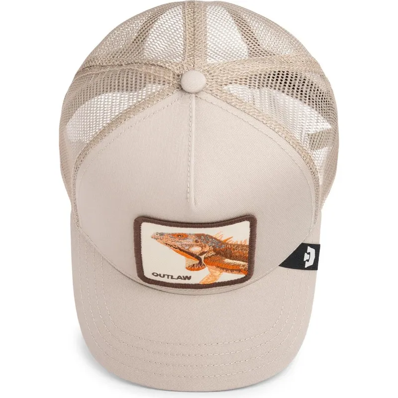 beige-trucker-kasket-firben-the-outlaw-lizard-sport-the-farm-fra-goorin-bros