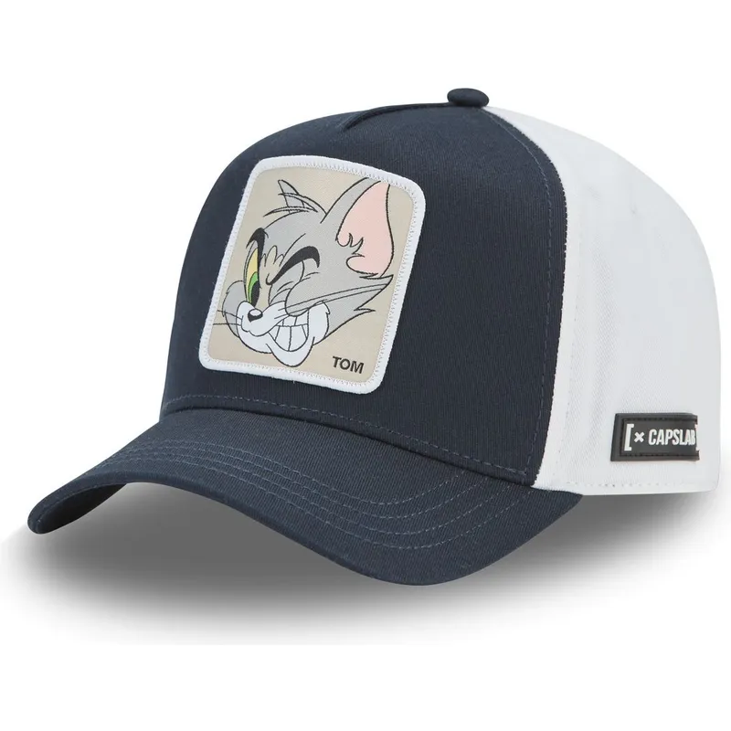 petten-gebogen-marineblauw-snapback-taj6-tom-looney-tunes-van-capslab
