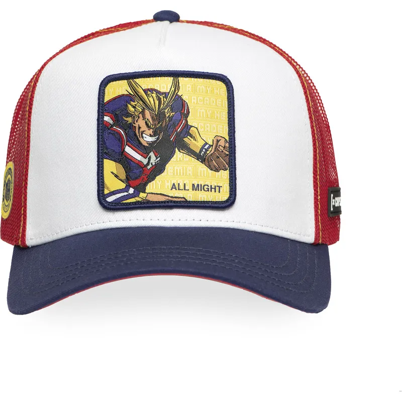 petten-gebogen-meerkleurig-snapback-mha-all-might-my-hero-academia-van-capslab
