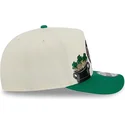 gorra-kurvet-beige-og-gron-snapback-9fifty-a-frame-precurved-hardwood-classics-fra-boston-celtics-nba-fra-new-era