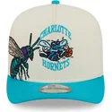 charlotte-hornets-nba-new-era-9fifty-a-frame-precurved-hardwood-classics-beige-og-bla-snapback-kasket