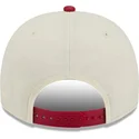 buet-beige-og-rod-snapback-kasket-9fifty-a-frame-precurved-hardwood-classics-fra-denver-nuggets-nba-fra-new-era
