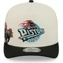 new-era-curved-brim-9fifty-a-frame-precurved-hardwood-classics-detroit-pistons-nba-beige-and-black-snapback-cap