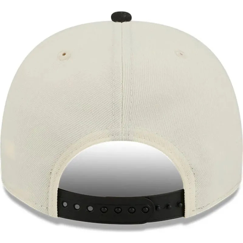 beige-och-svart-bojd-keps-snapback-9fifty-a-frame-precurved-hardwood-classics-fran-detroit-pistons-nba-av-new-era