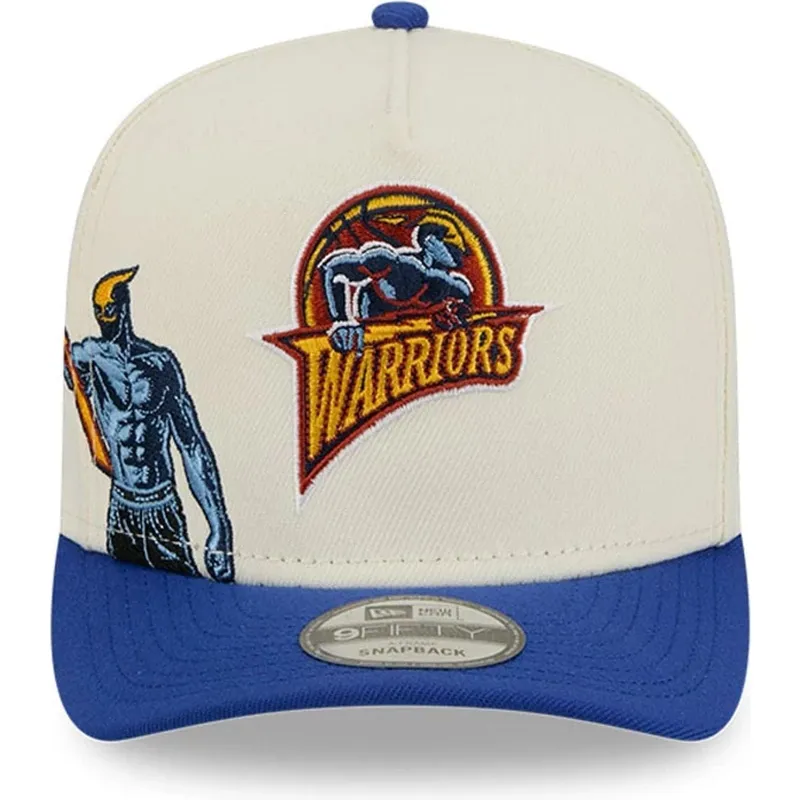 cap-gebogen-blue-snapback-9fifty-a-frame-precurved-hardwood-classics-van-golden-state-warriors-nba-van-new-era