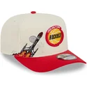 beige-och-rod-bojd-keps-snapback-9fifty-a-frame-precurved-hardwood-classics-houston-rockets-nba-fran-new-era