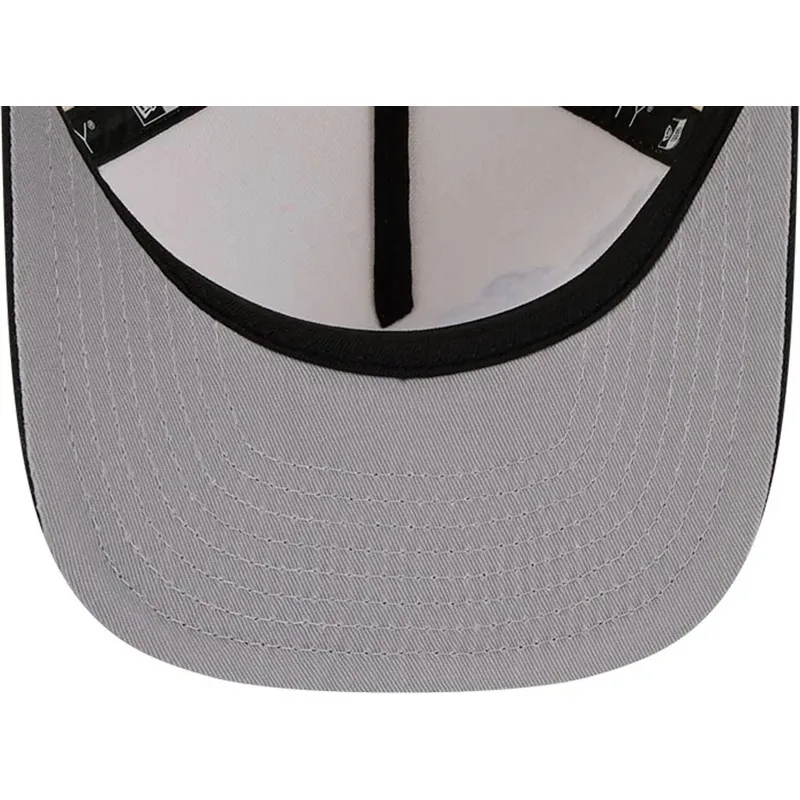 beige-och-svart-bojd-keps-snapback-9fifty-a-frame-precurved-hardwood-classics-los-angeles-lakers-nba-fran-new-era