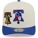 petten-gebogen-blauw-snapback-9fifty-a-frame-precurved-hardwood-classics-van-philadelphia-76ers-nba-van-new-era