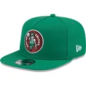 cappello-snapback-verde-piatto-9fifty-a-frame-hardwood-classics-dei-boston-celtics-nba-di-new-era