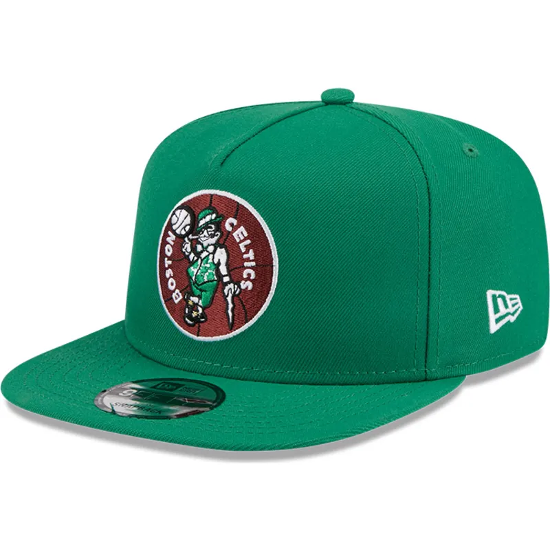 petten-plat-groen-snapback-9fifty-a-frame-hardwood-classics-van-boston-celtics-nba-van-new-era