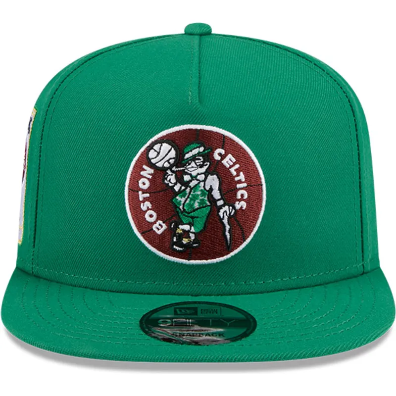 grune-snapback-kappe-9fifty-a-frame-hardwood-classics-der-boston-celtics-nba-von-new-era