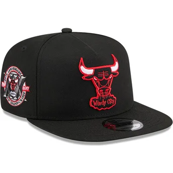 Chicago Bulls NBA New Era 9FIFTY A Frame Hardwood Classics svart snapback flat keps