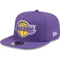 cappellino-piatto-viola-snapback-9fifty-a-frame-hardwood-classics-dei-los-angeles-lakers-nba-di-new-era