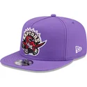 new-era-flat-brim-9fifty-a-frame-hardwood-classics-toronto-raptors-nba-purple-snapback-cap