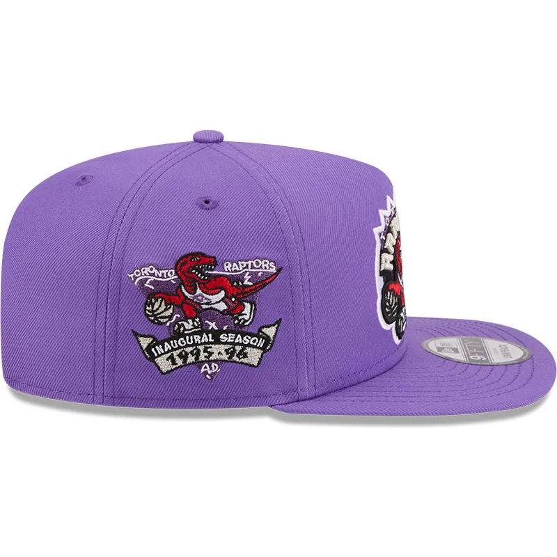 casquette-plate-violette-snapback-9fifty-a-frame-hardwood-classics-toronto-raptors-nba-new-era