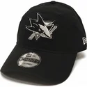 cappellino-curvo-nero-regolabile-9twenty-stamp-dei-san-jose-sharks-nhl-di-new-era