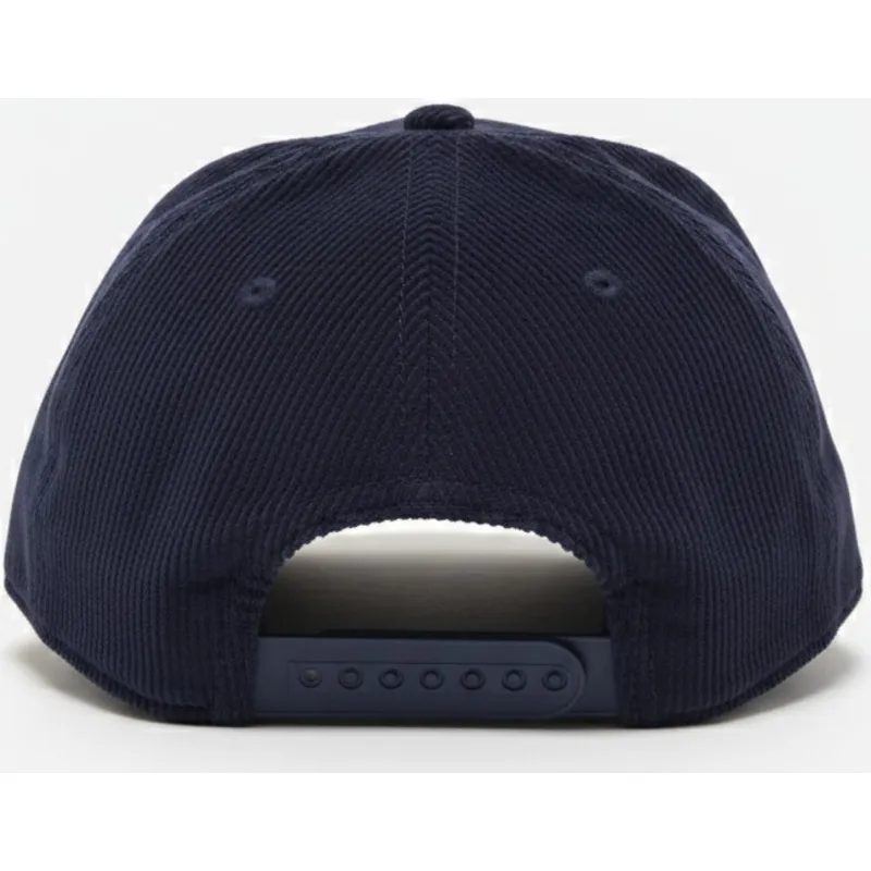 petten-gebogen-marineblauw-snapback-printed-cord-van-american-needle