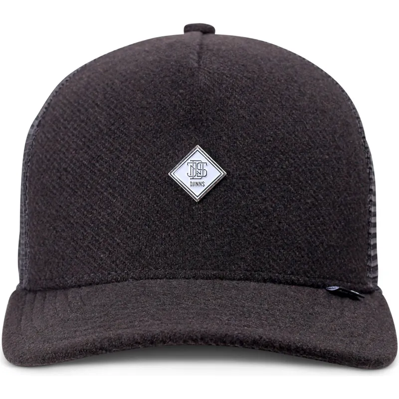 petten-gebogen-zwart-snapback-hft-fine-pique-van-djinns