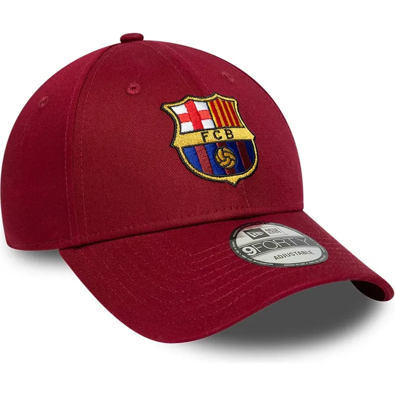 petten-gebogen-rood-snapback-9forty-ajustable-van-fc-barcelona-laliga-van-new-era