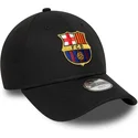 petten-gebogen-zwart-snapback-voor-kinderen-9forty-ajustable-van-fc-barcelona-laliga-van-new-era