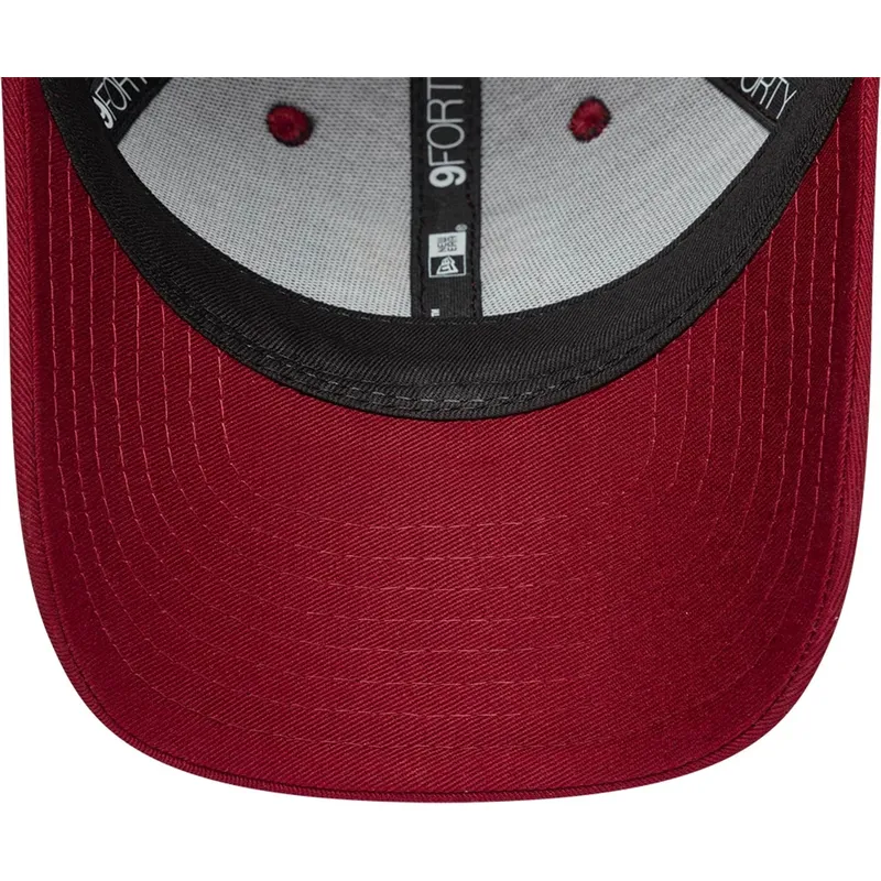 petten-gebogen-rood-snapback-voor-kinderen-9forty-ajustable-van-fc-barcelona-laliga-van-new-era