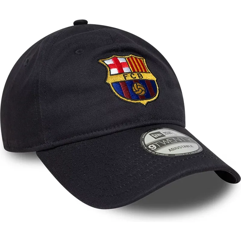 petten-gebogen-marineblauw-snapback-9twenty-ajustable-van-fc-barcelona-laliga-van-new-era