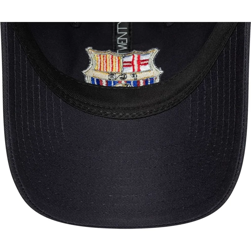 petten-gebogen-marineblauw-snapback-9twenty-ajustable-van-fc-barcelona-laliga-van-new-era