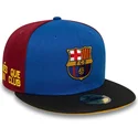 cappello-piatto-blu-e-rosso-regolabile-fc-barcelona-laliga-59fifty-mes-que-un-club-di-new-era