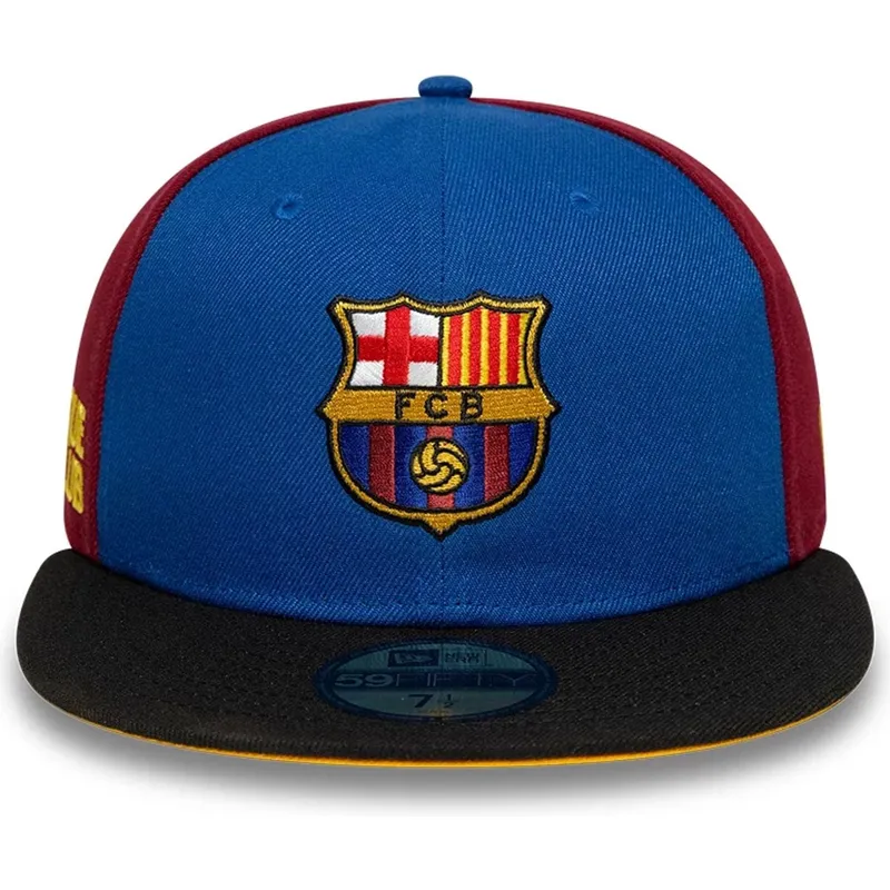 petten-gebogen-meerkleurig-snapback-59fifty-van-fc-barcelona-laliga-van-new-era