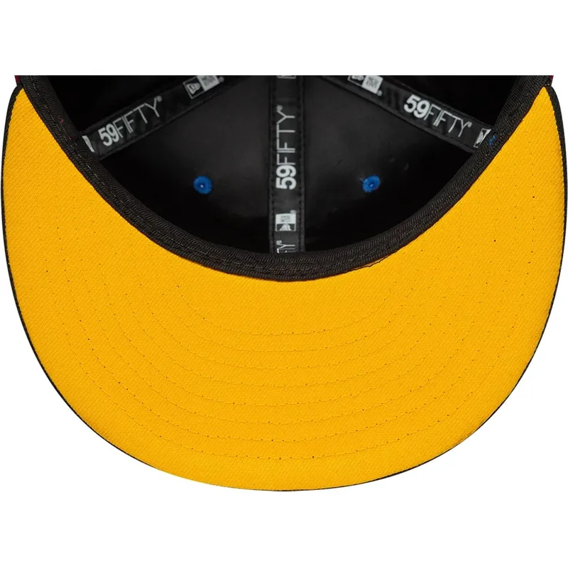 blau-rote-enganliegende-flatcap-fc-barcelona-laliga-59fifty-mes-que-un-club-von-new-era