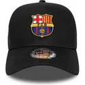 petten-gebogen-zwart-snapback-a-frame-trucker-van-fc-barcelona-laliga-van-new-era