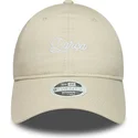 petten-gebogen-beige-snapback-9twenty-ajustable-van-fc-barcelona-laliga-van-new-era
