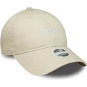 gorra-curva-beige-ajustable-para-mujer-de-fc-barcelona-laliga-9twenty-wordmark-de-new-era