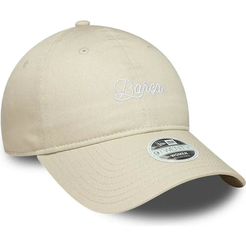 petten-gebogen-beige-snapback-9twenty-ajustable-van-fc-barcelona-laliga-van-new-era petten-gebogen-beige-snapback-9twenty-ajustable-van-fc-barcelona-laliga-van-new-era